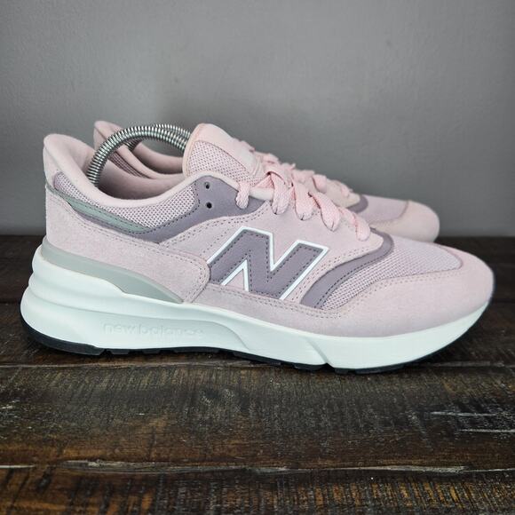 New Balance 997R Mens Size 10 D Running Shoes U997RHSB Pink White Womens 11.5 main image 12